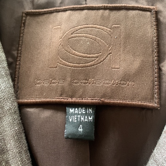 Three piece BeBe suit matching jacket, pants, and skirt - Picture 3 of 7